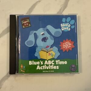 Blue's ABC Time Activities (PC) Blue's Clues CD-ROM Game Windows/Mac